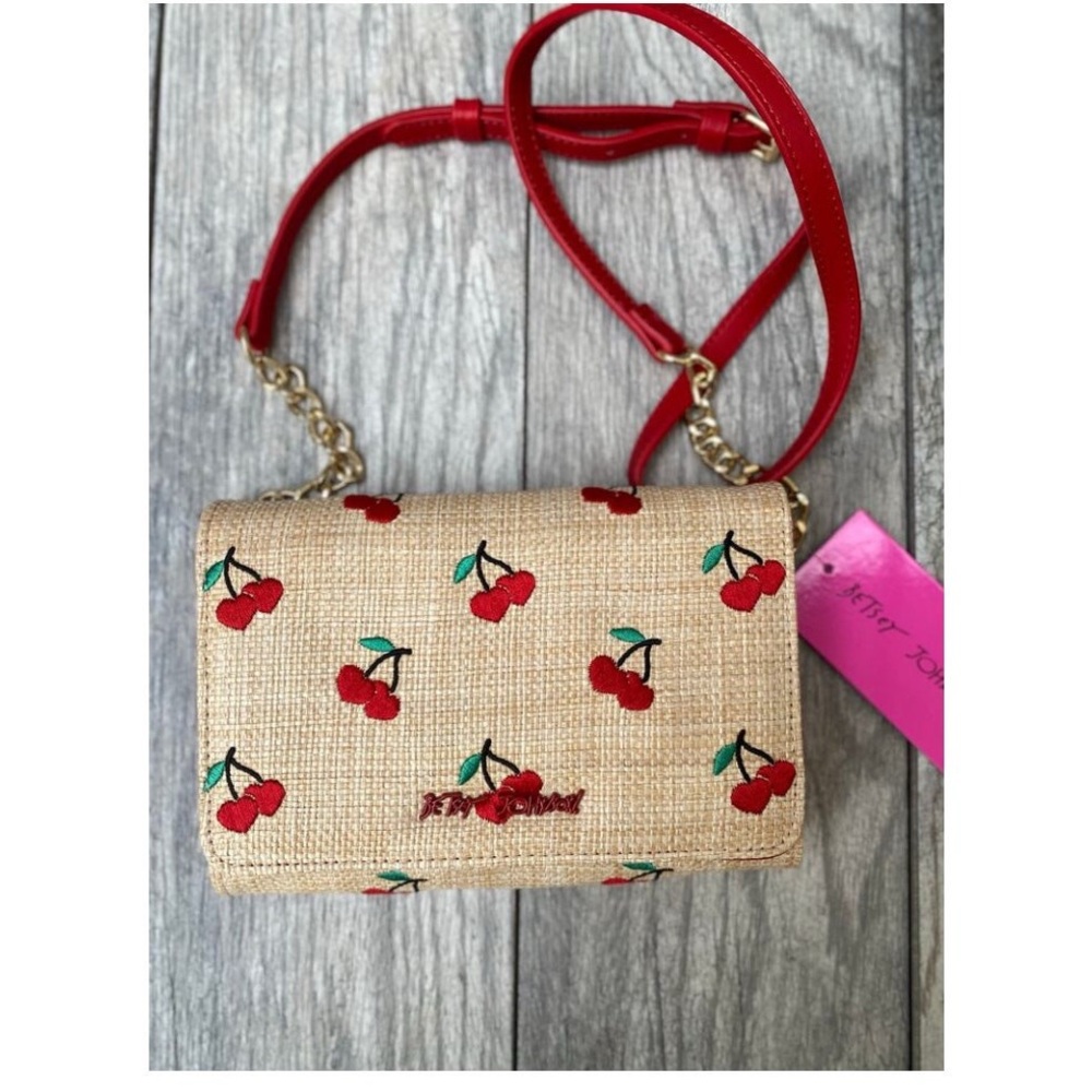 Betsy Johnson Cherry Crossbody